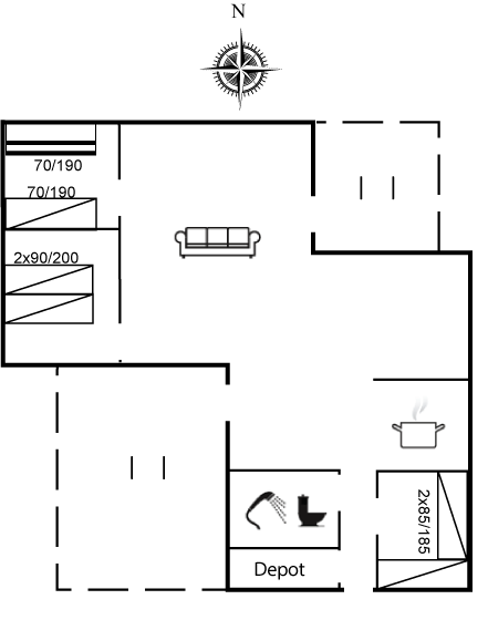 Vorschaubild von Ferienhaus AA98 in Bork Havn - Westjütland
