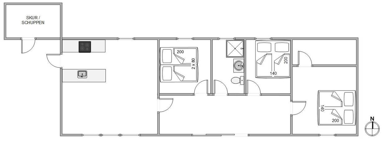 Vorschaubild von Ferienhaus AD49 in Haurvig - Årgab - Westjütland