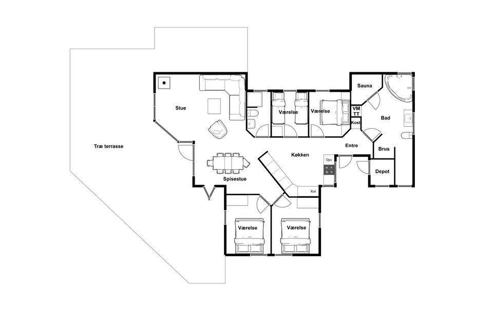 Vorschaubild von Ferienhaus AF02 in Blåvand - Westjütland