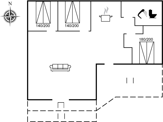 Vorschaubild von Ferienhaus AF83 in Saltum - Blokhus - Nordjütland
