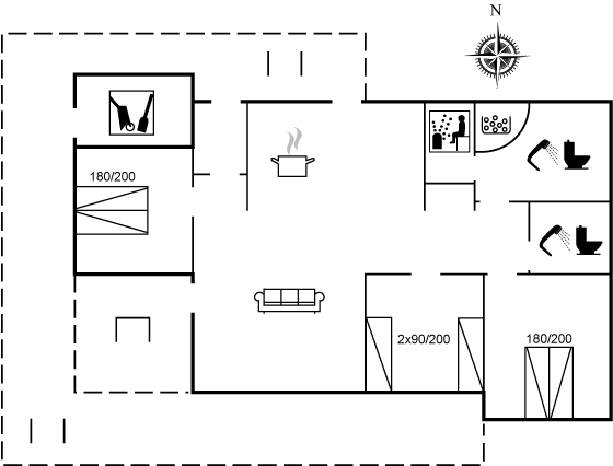 Vorschaubild von Ferienhaus AF97 in Klitmøller - Thy/Limfjord