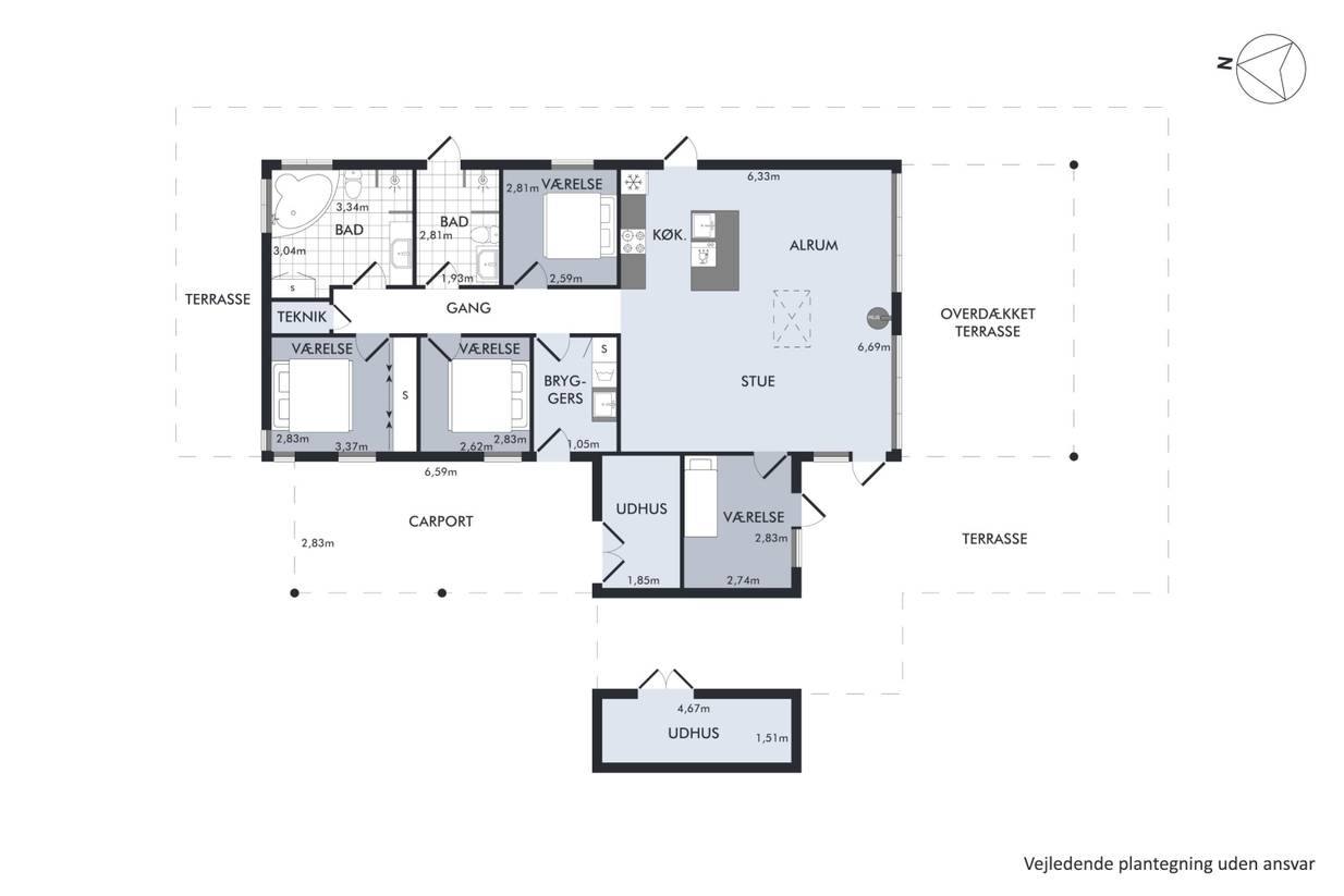 Vorschaubild von Ferienhaus AG69 in Handrup - Ebeltoft - Ostjütland