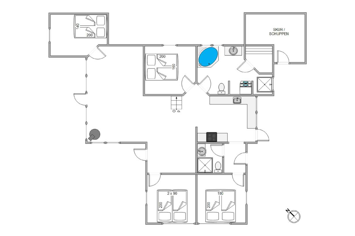 Vorschaubild von Ferienhaus AH08 in Lodbjerg Hede - Søndervig - Westjütland