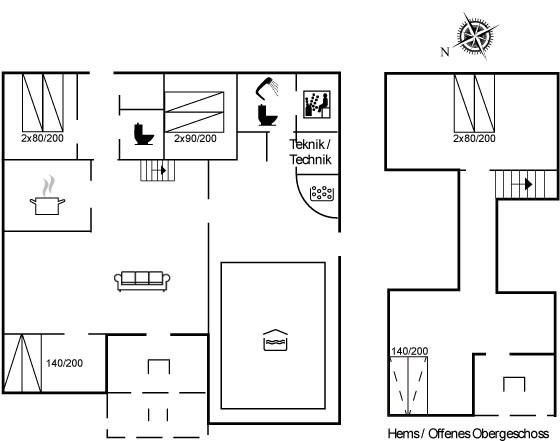 Vorschaubild von Ferienhaus AH49 in Vorupør - Thy/Limfjord