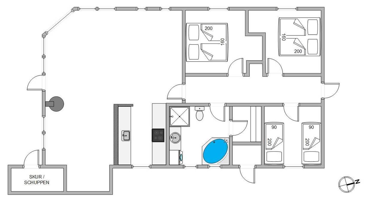 Vorschaubild von Ferienhaus AP64 in Bjerregård - Westjütland