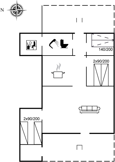 Vorschaubild von Ferienhaus AU80 in Kongsmark - Rømø