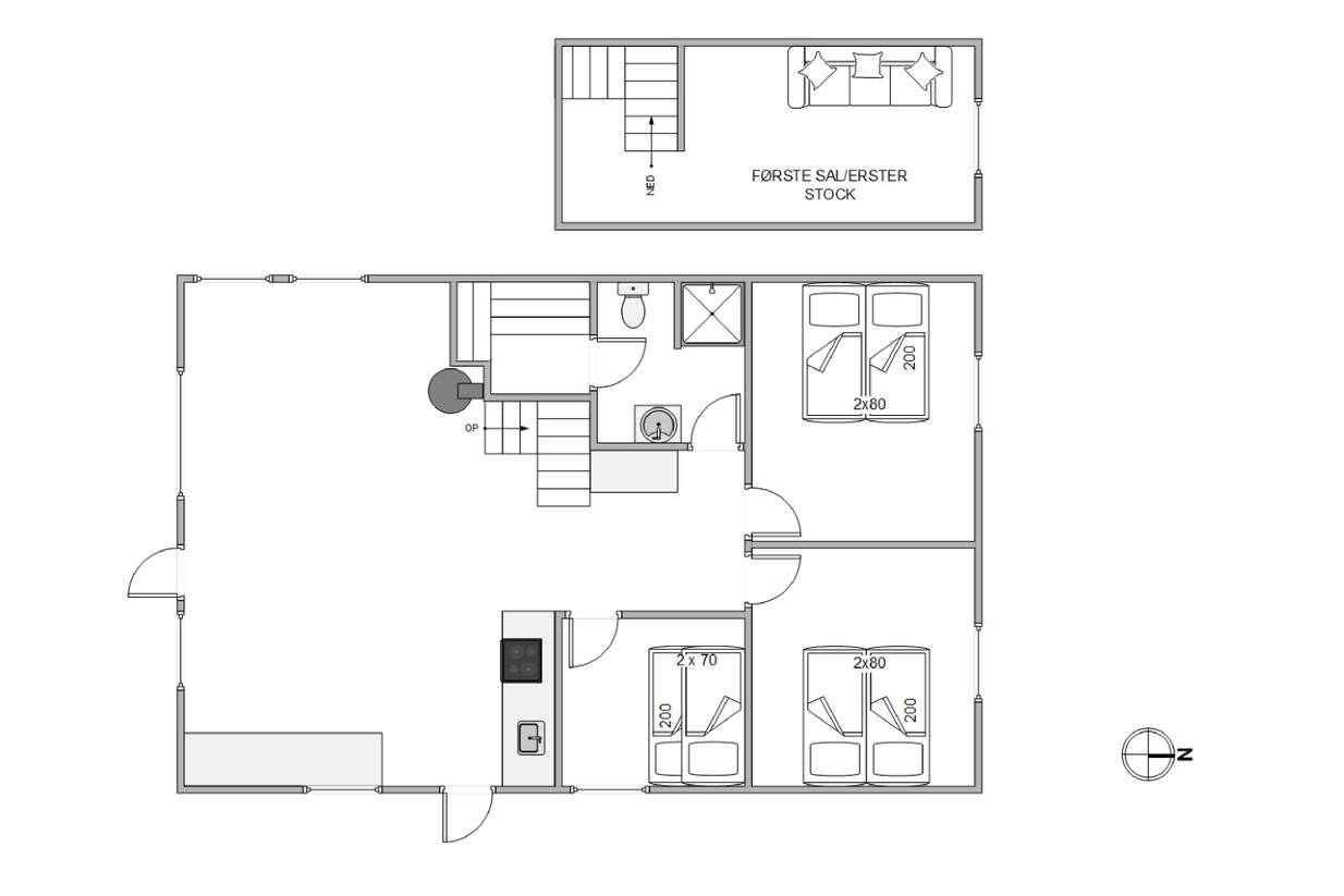 Vorschaubild von Ferienhaus AW56 in Houstrup - Westjütland