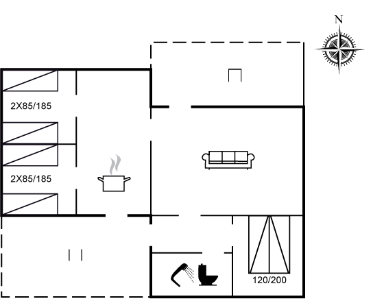 Vorschaubild von Ferienhaus BA62 in Tranum - Slettestrand - Nordjütland