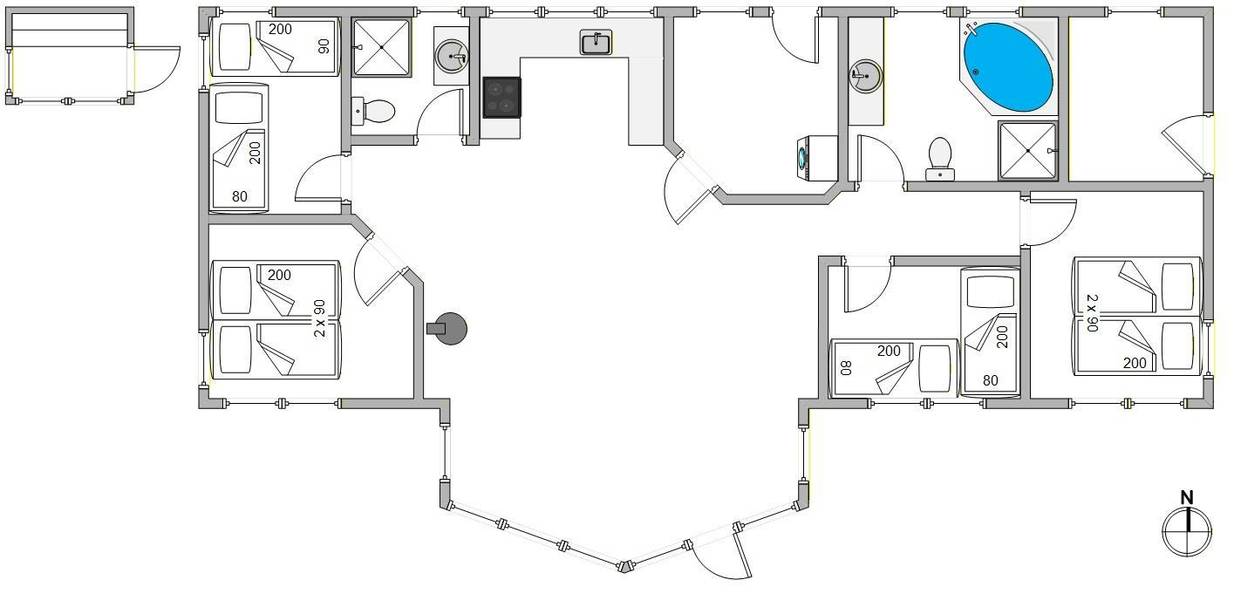 Vorschaubild von Ferienhaus BE05 in Bjerregård - Westjütland