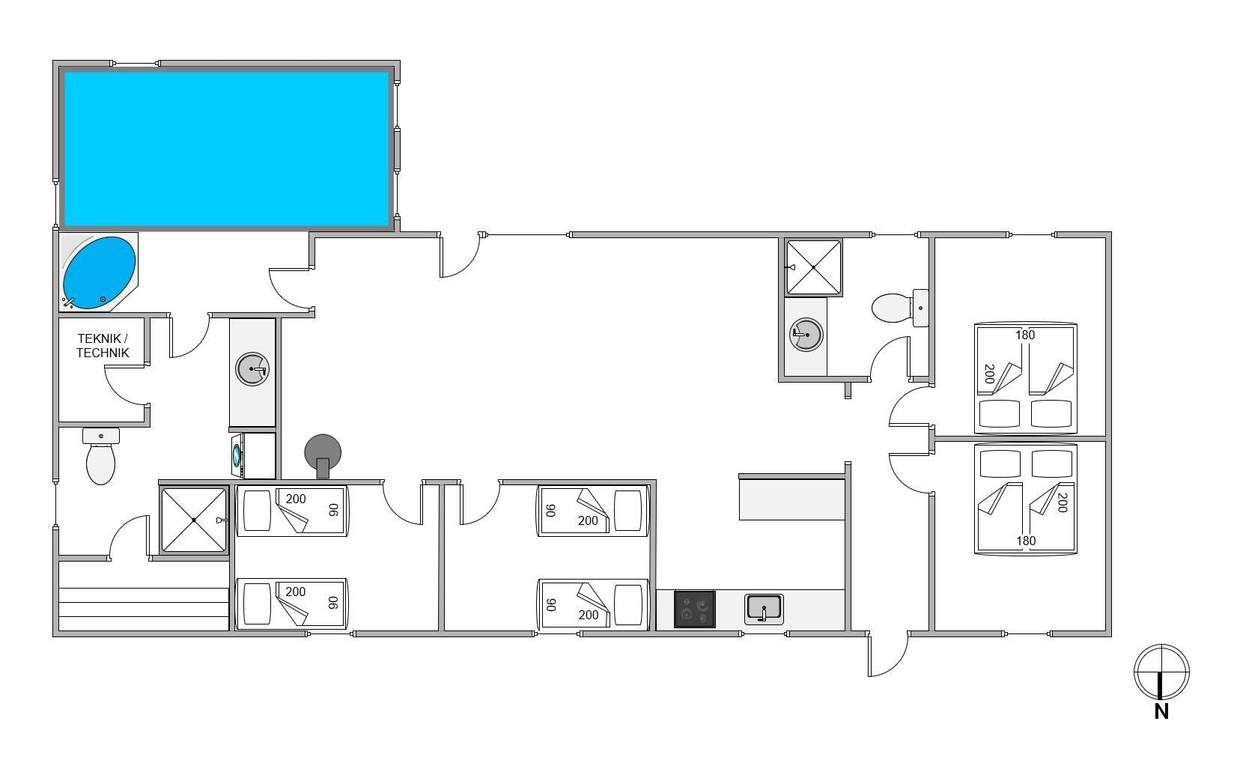 Vorschaubild von Ferienhaus BH15 in Toftum - Rømø
