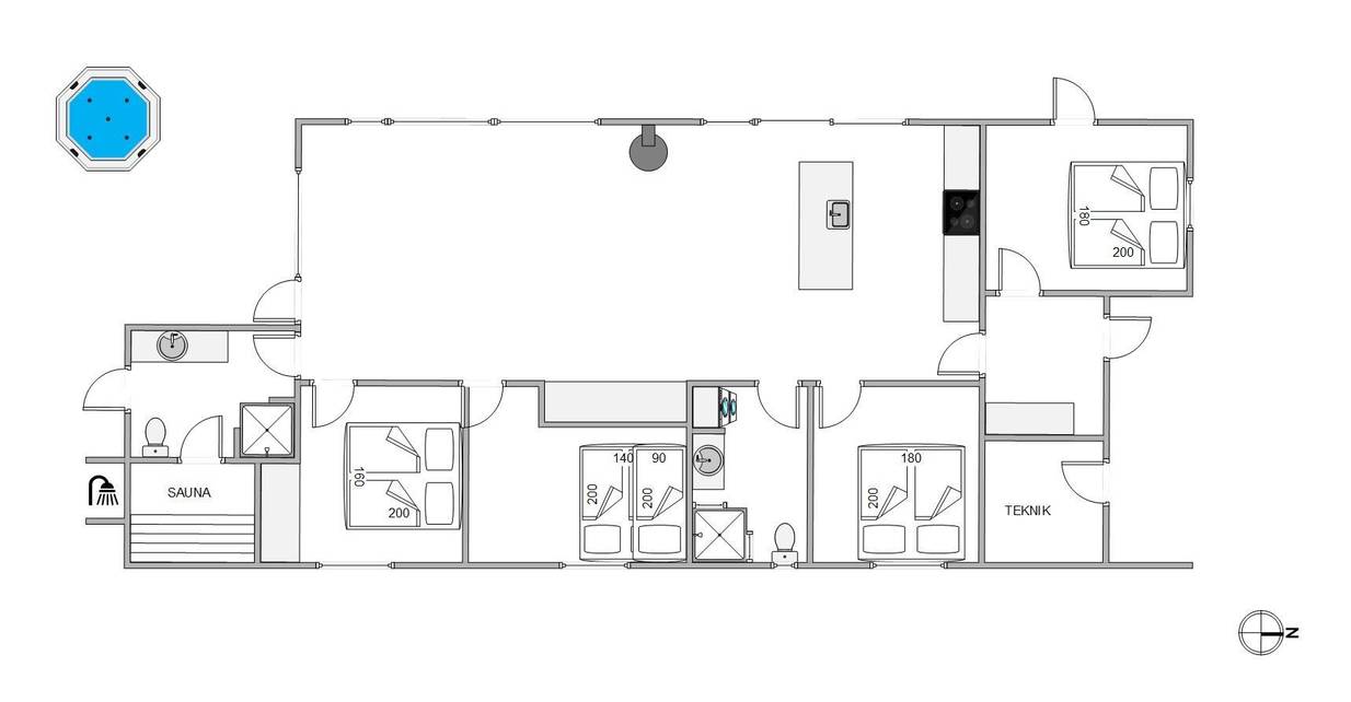 Vorschaubild von Ferienhaus BI74 in Henne Strand - Westjütland