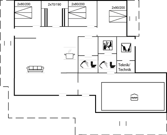 Vorschaubild von Ferienhaus BK43 in Grønhøj - Løkken - Nordjütland