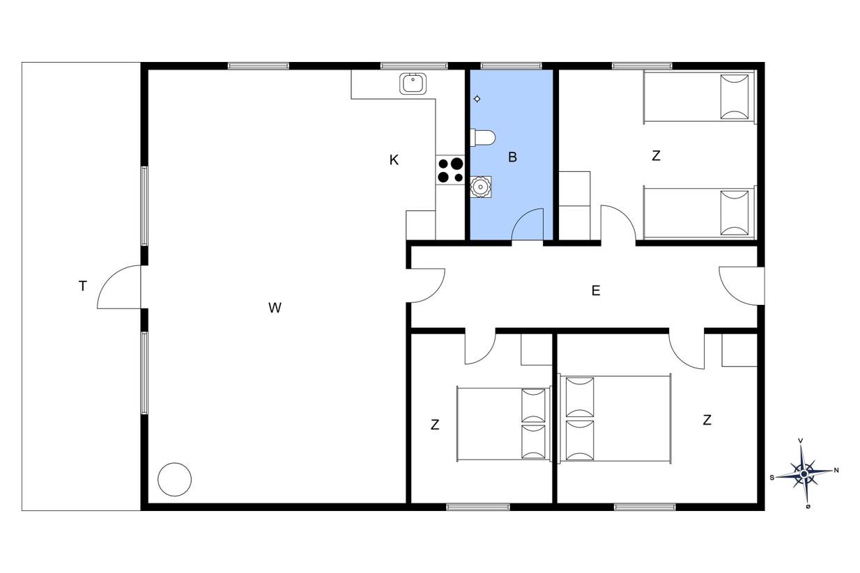 Vorschaubild von Ferienhaus BK86 in Henne Strand - Westjütland