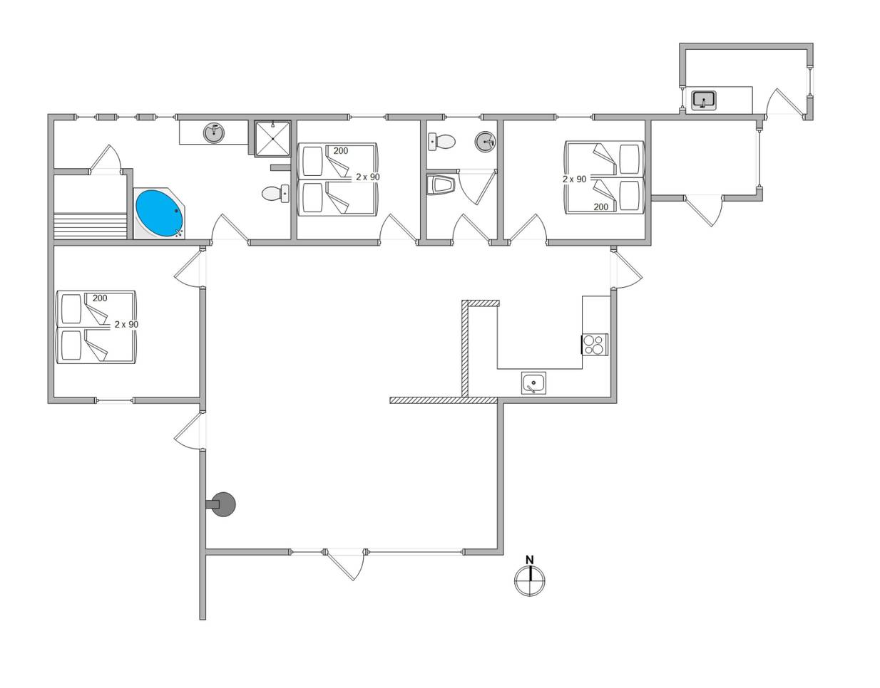 Vorschaubild von Ferienhaus BL56 in Årgab - Westjütland