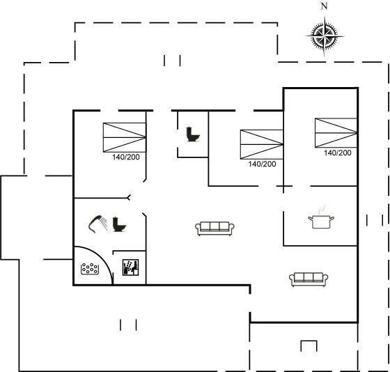 Vorschaubild von Ferienhaus BM80 in Stauning - Westjütland