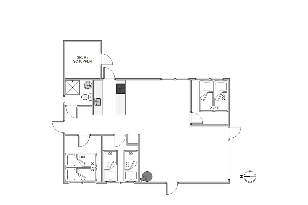 Vorschaubild von Ferienhaus BO05 in Søndervig - Westjütland