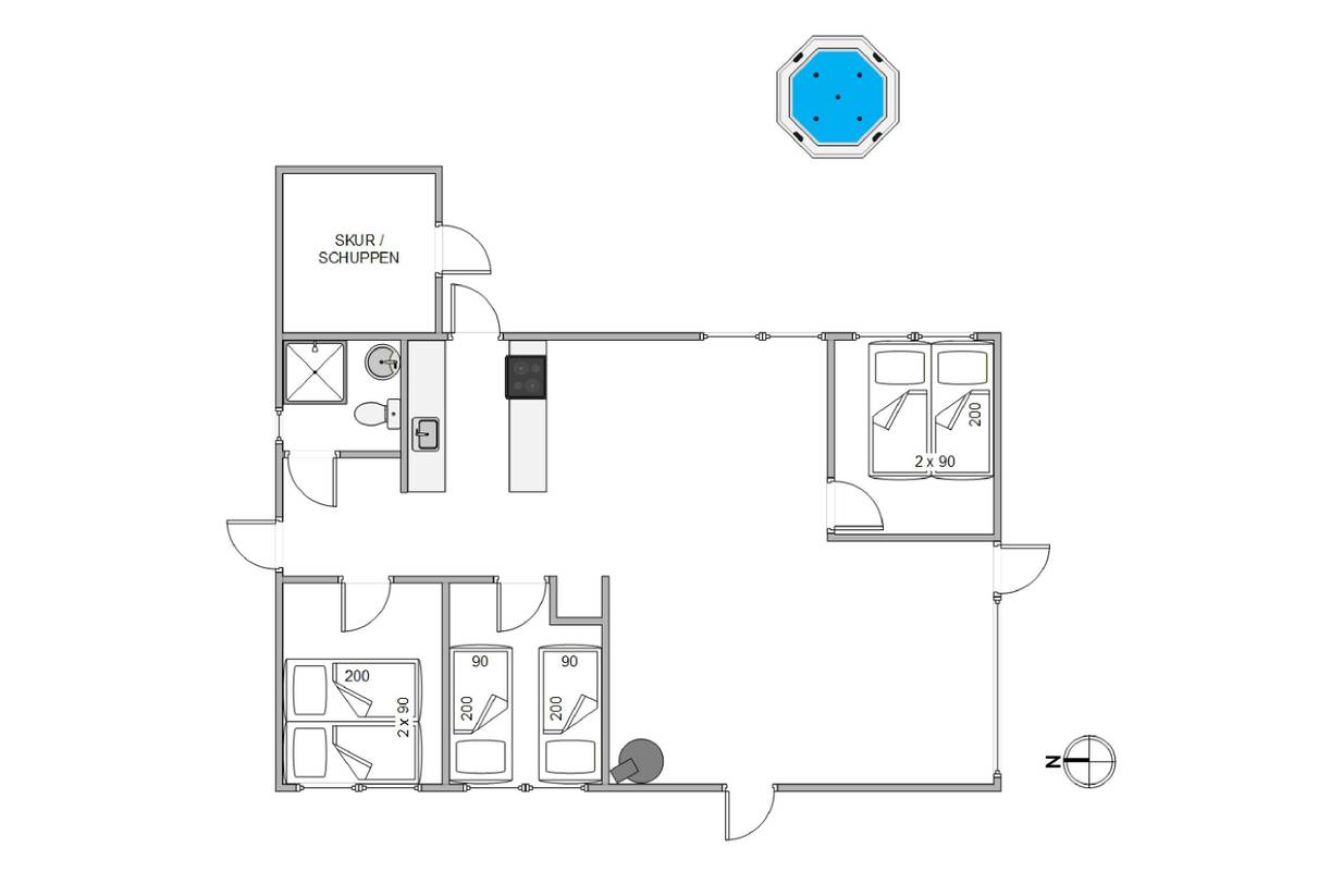 Vorschaubild von Ferienhaus BO05 in Søndervig - Westjütland