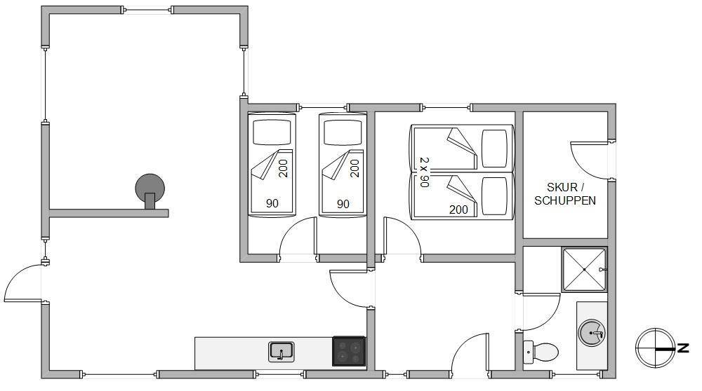 Vorschaubild von Ferienhaus BS76 in Bjerregård - Westjütland