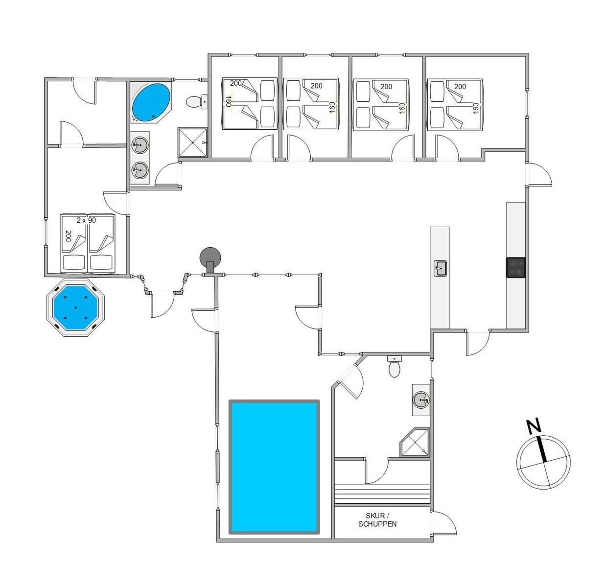 Vorschaubild von Ferienhaus BU67 in Vejers Strand - Westjütland