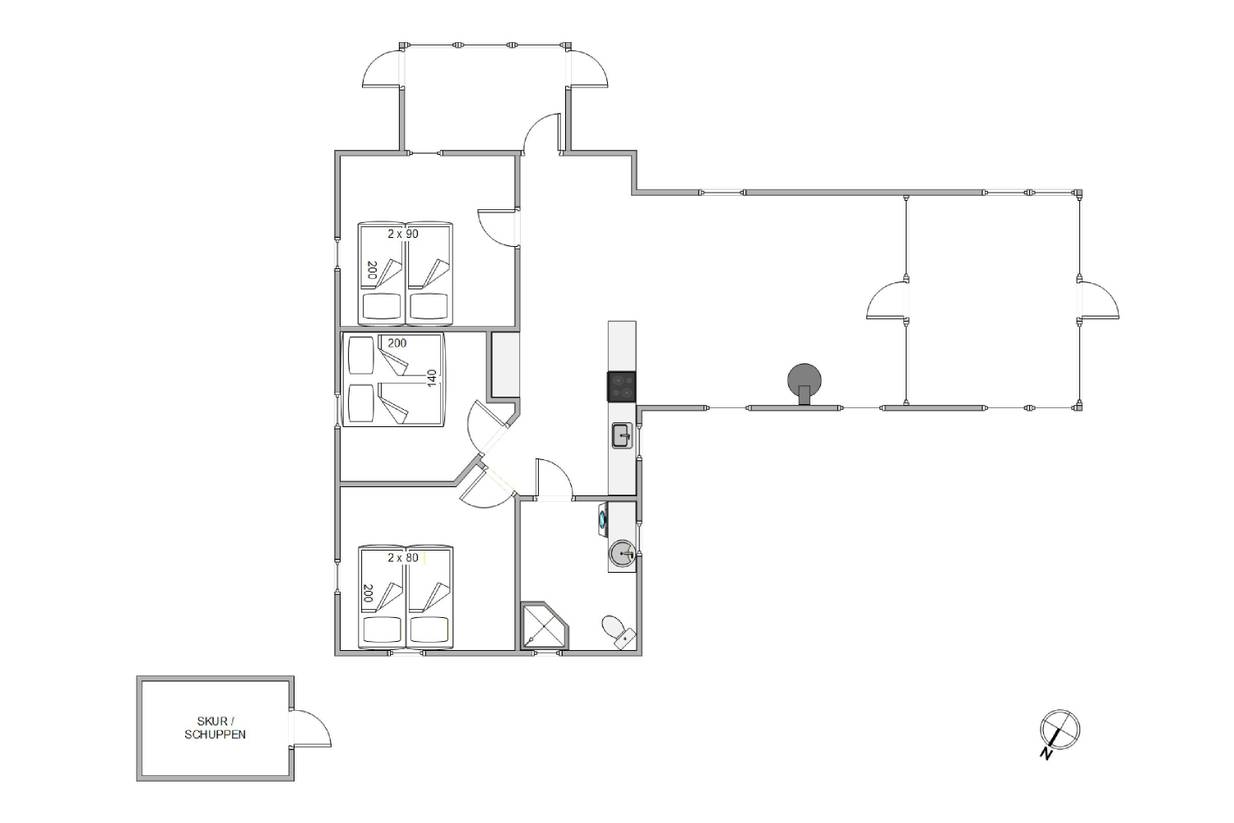 Vorschaubild von Ferienhaus BX33 in Klegod - Westjütland