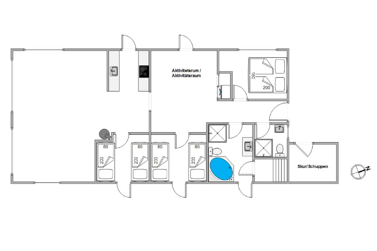 Vorschaubild von Ferienhaus BX46 in Houvig - Søndervig - Westjütland