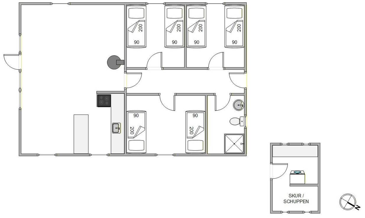 Vorschaubild von Ferienhaus BX54 in Bjerregård - Westjütland