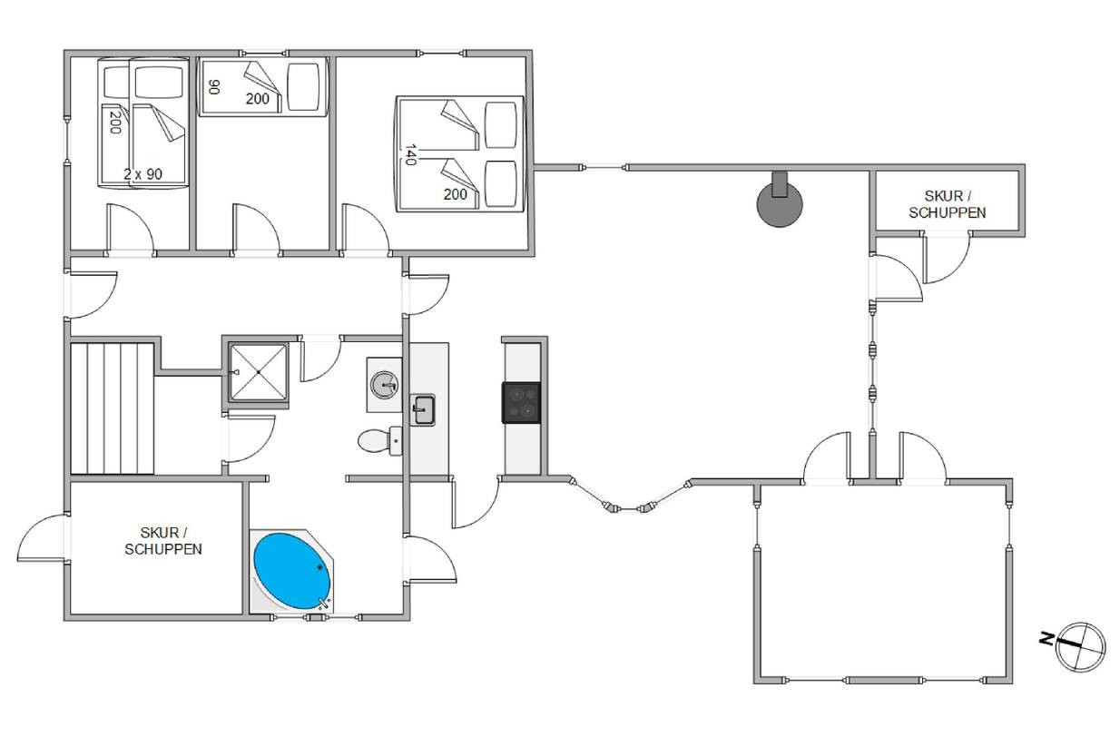 Vorschaubild von Ferienhaus CE55 in Houstrup - Westjütland