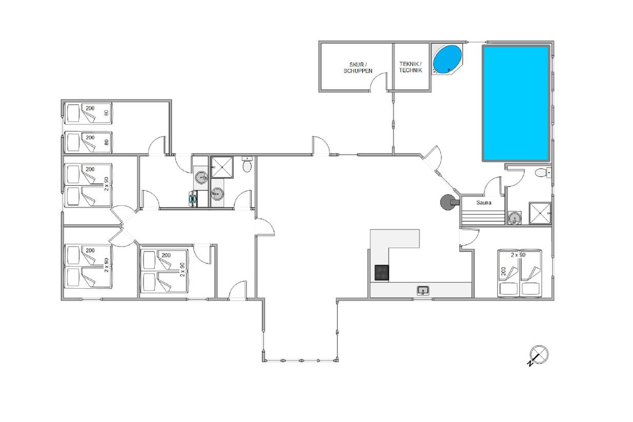 Vorschaubild von Ferienhaus CE76 in Ho - Blåvand - Westjütland