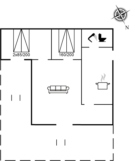Vorschaubild von Ferienhaus CF65 in Sandkås - Bornholm