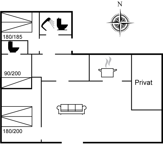 Vorschaubild von Ferienhaus CK42 in Liseleje - Nordseeland