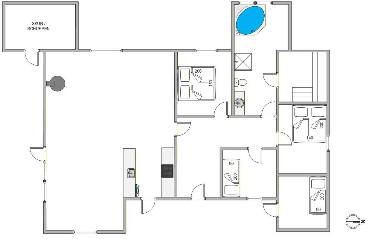 Vorschaubild von Ferienhaus CN25 in Bjerregård - Westjütland