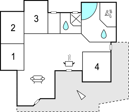 Vorschaubild von Ferienhaus CT82 in Nr. Lyngby - Løkken - Nordjütland