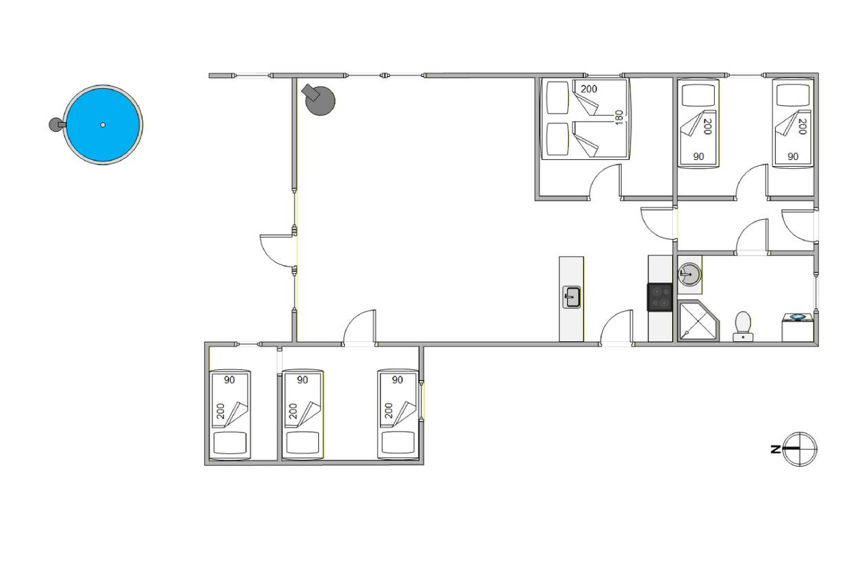 Vorschaubild von Ferienhaus CU34 in Jegum - Westjütland