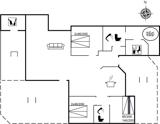 Vorschaubild von Ferienhaus CW07 in Klitmøller - Thy/Limfjord