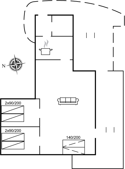 Vorschaubild von Ferienhaus DF03 in Sandvig - Bornholm