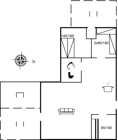 Vorschaubild von Ferienhaus DG88 in Stauning - Westjütland
