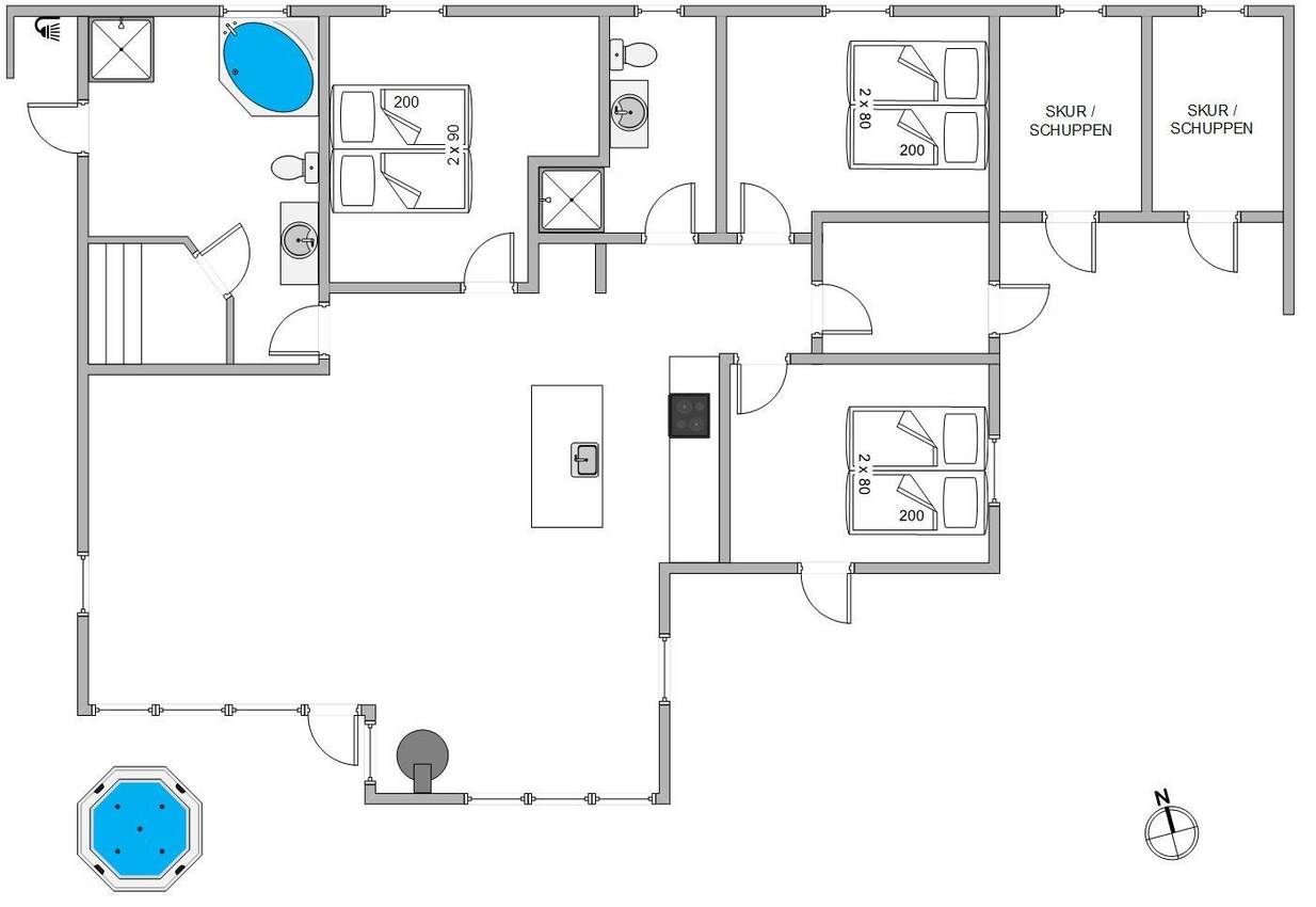 Vorschaubild von Ferienhaus DJ14 in Bjerregård - Westjütland
