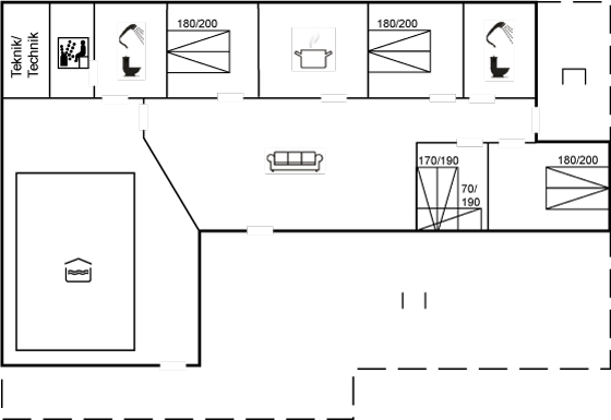 Vorschaubild von Ferienhaus DL49 in Sønderstrand - Rømø