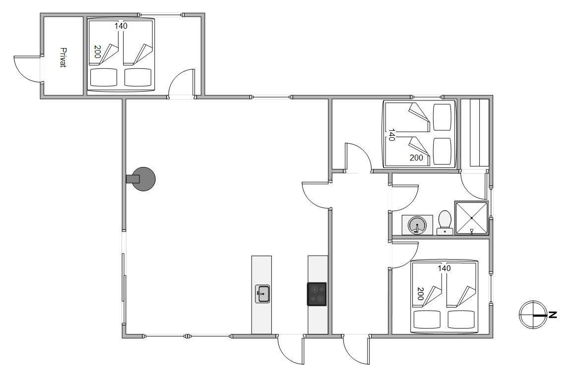 Vorschaubild von Ferienhaus DN64 in Bjerregård - Westjütland