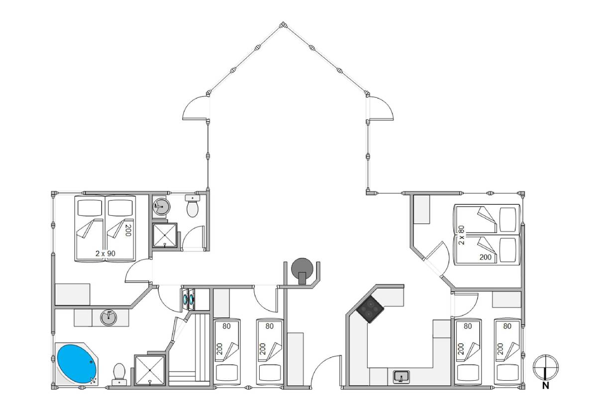 Vorschaubild von Ferienhaus DP69 in Houvig - Søndervig - Westjütland