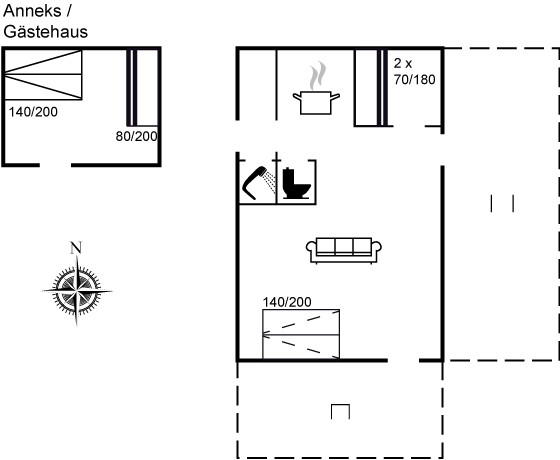 Vorschaubild von Ferienhaus DQ82 auf Sortsø - Falster