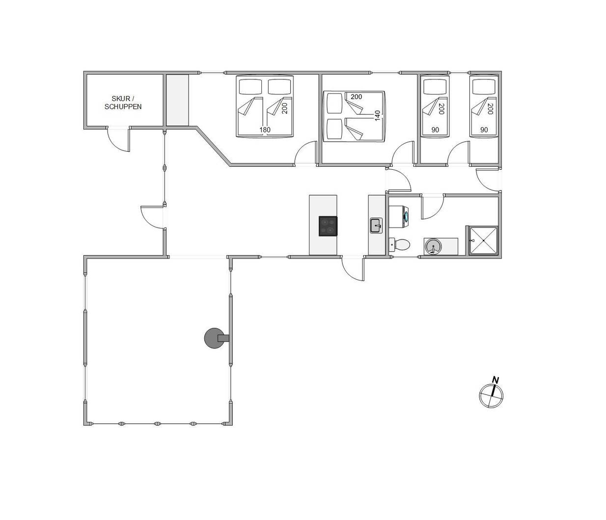 Vorschaubild von Ferienhaus DT90 in Henne Strand - Westjütland