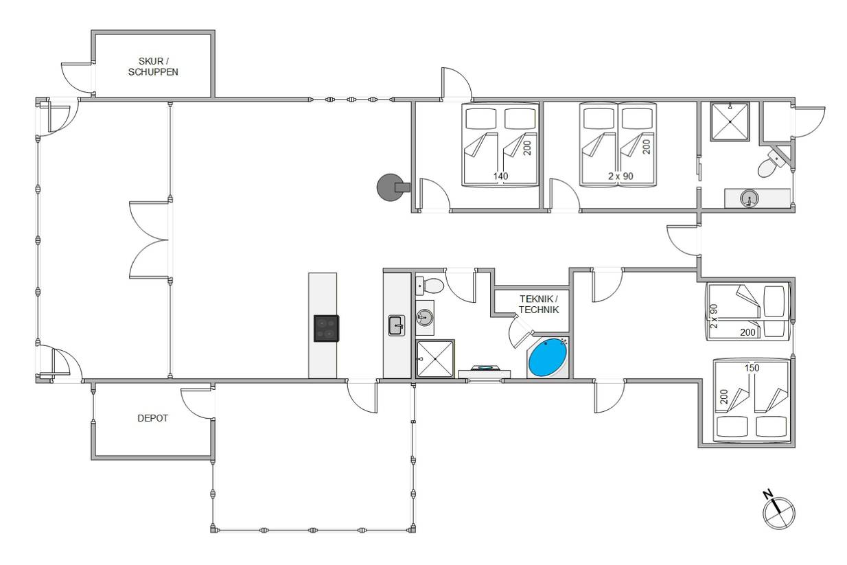 Vorschaubild von Ferienhaus DU00 in Houvig - Søndervig - Westjütland