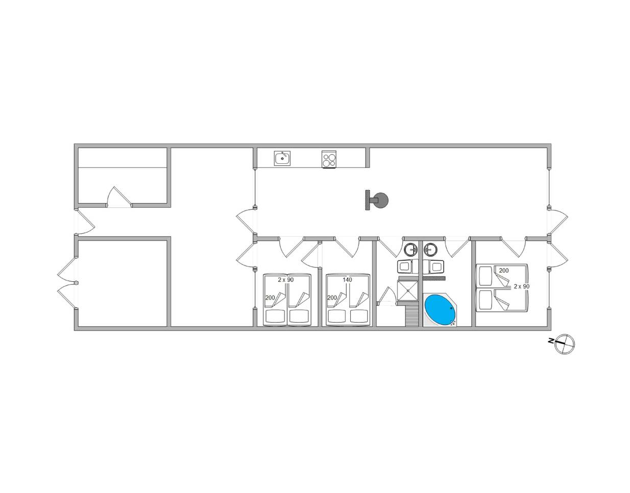 Vorschaubild von Ferienhaus DV04 in Hvide Sande - Westjütland