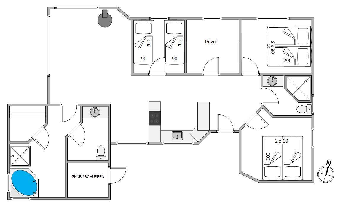Vorschaubild von Ferienhaus DW00 in Bjerregård - Westjütland