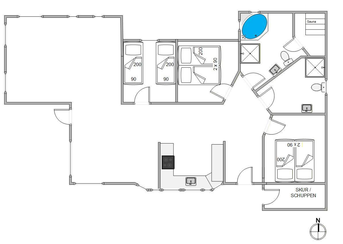 Vorschaubild von Ferienhaus DX45 in Sønderho - Fanø