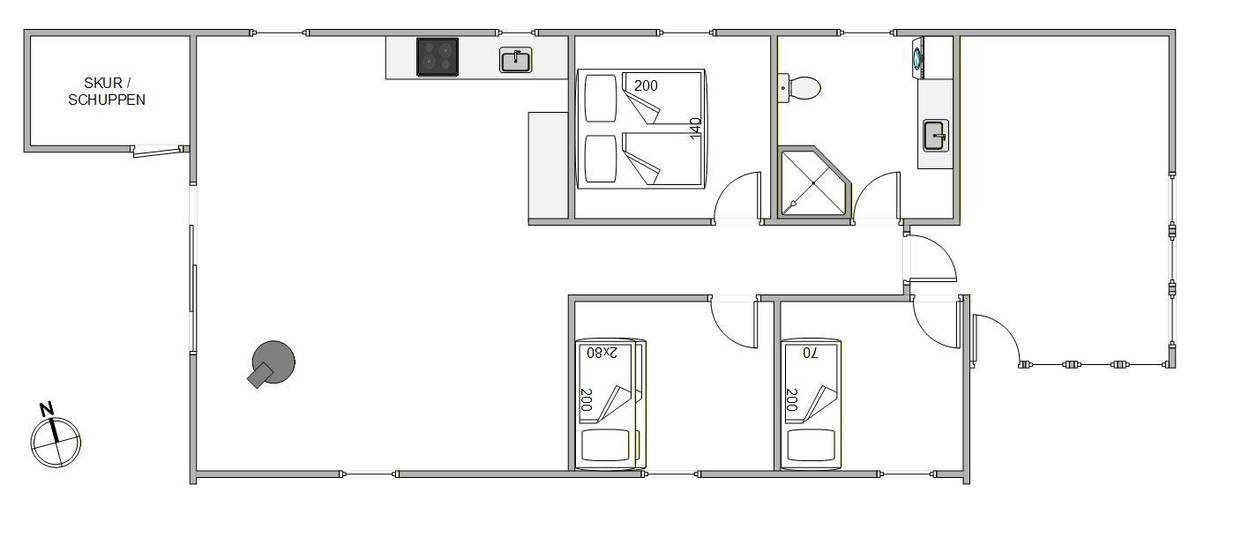 Vorschaubild von Ferienhaus DX52 in Vejers Strand - Westjütland