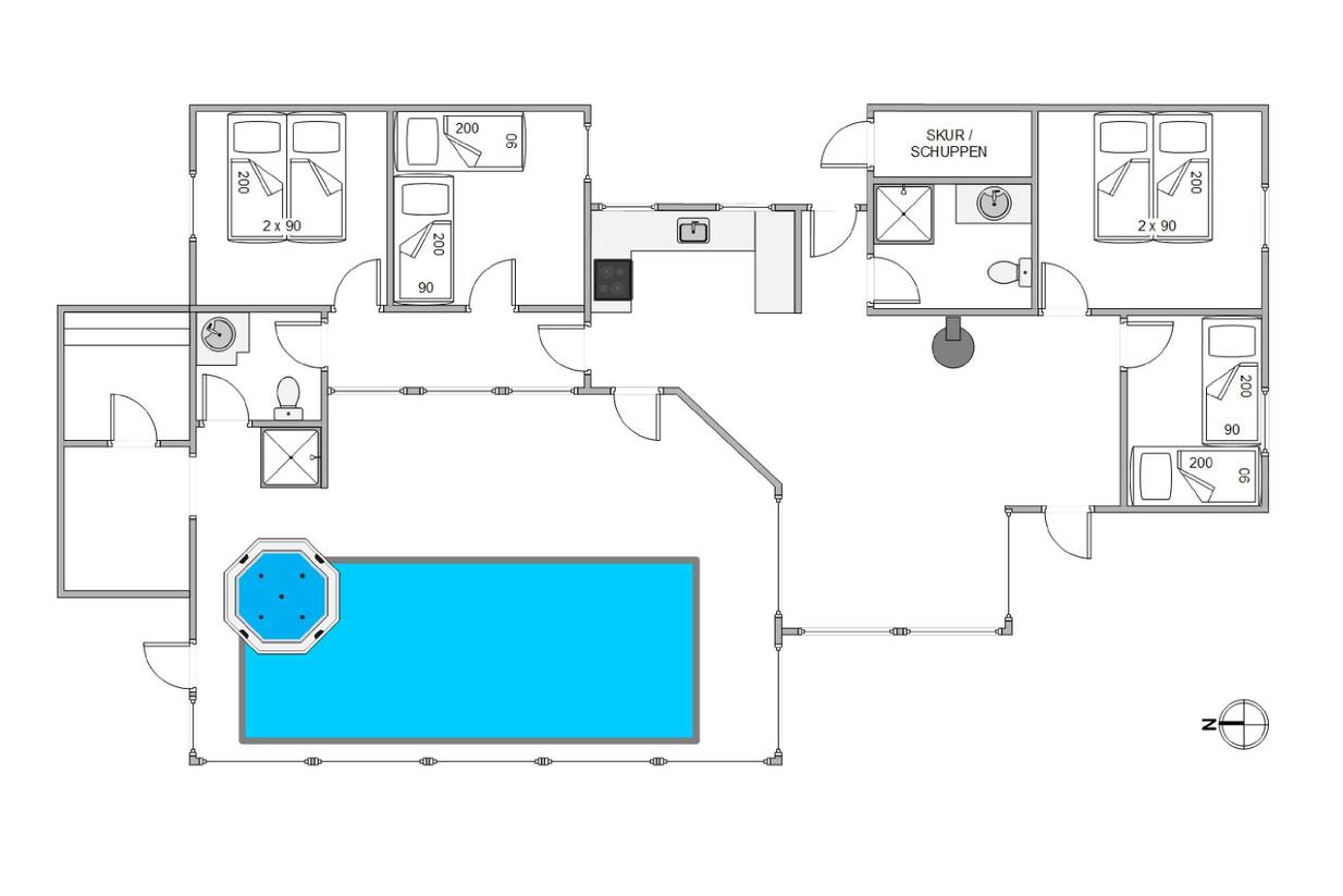 Vorschaubild von Ferienhaus DY96 in Houstrup - Westjütland