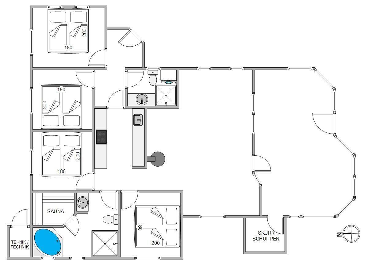 Vorschaubild von Ferienhaus EA35 in Vejers Strand - Westjütland