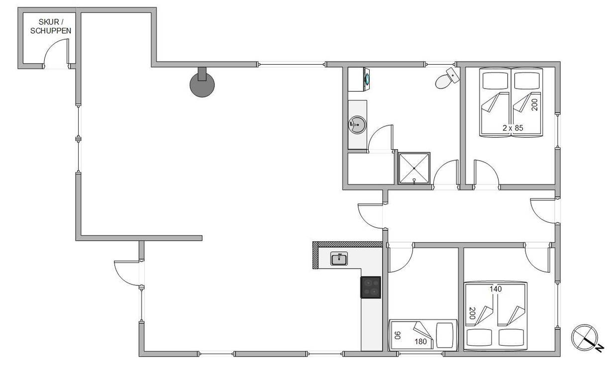 Vorschaubild von Ferienhaus EB25 in Bjerregård - Westjütland